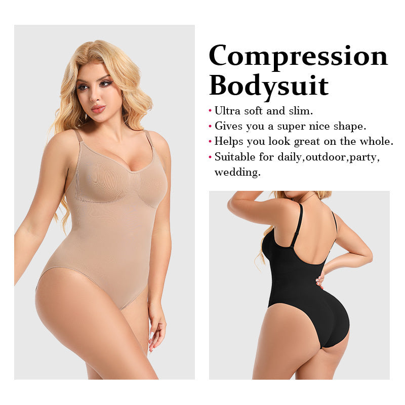 Opti-Back Womens One-Piece Shapewear Bodysuit Tummy Control