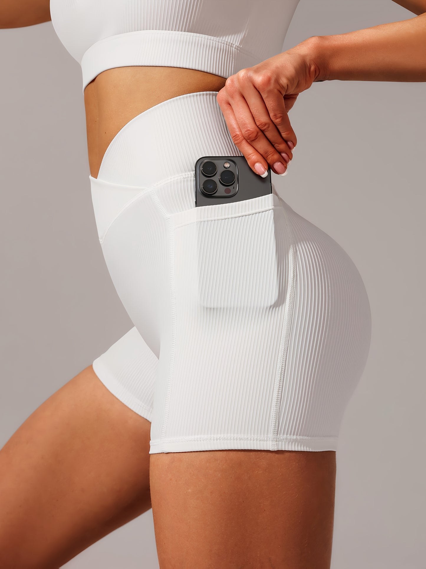 Women's High-Waisted Yoga Shorts