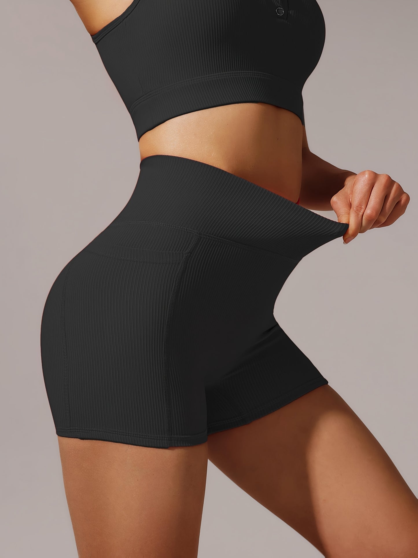 Women's High-Waisted Yoga Shorts