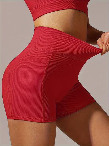 Women's High-Waisted Yoga Shorts