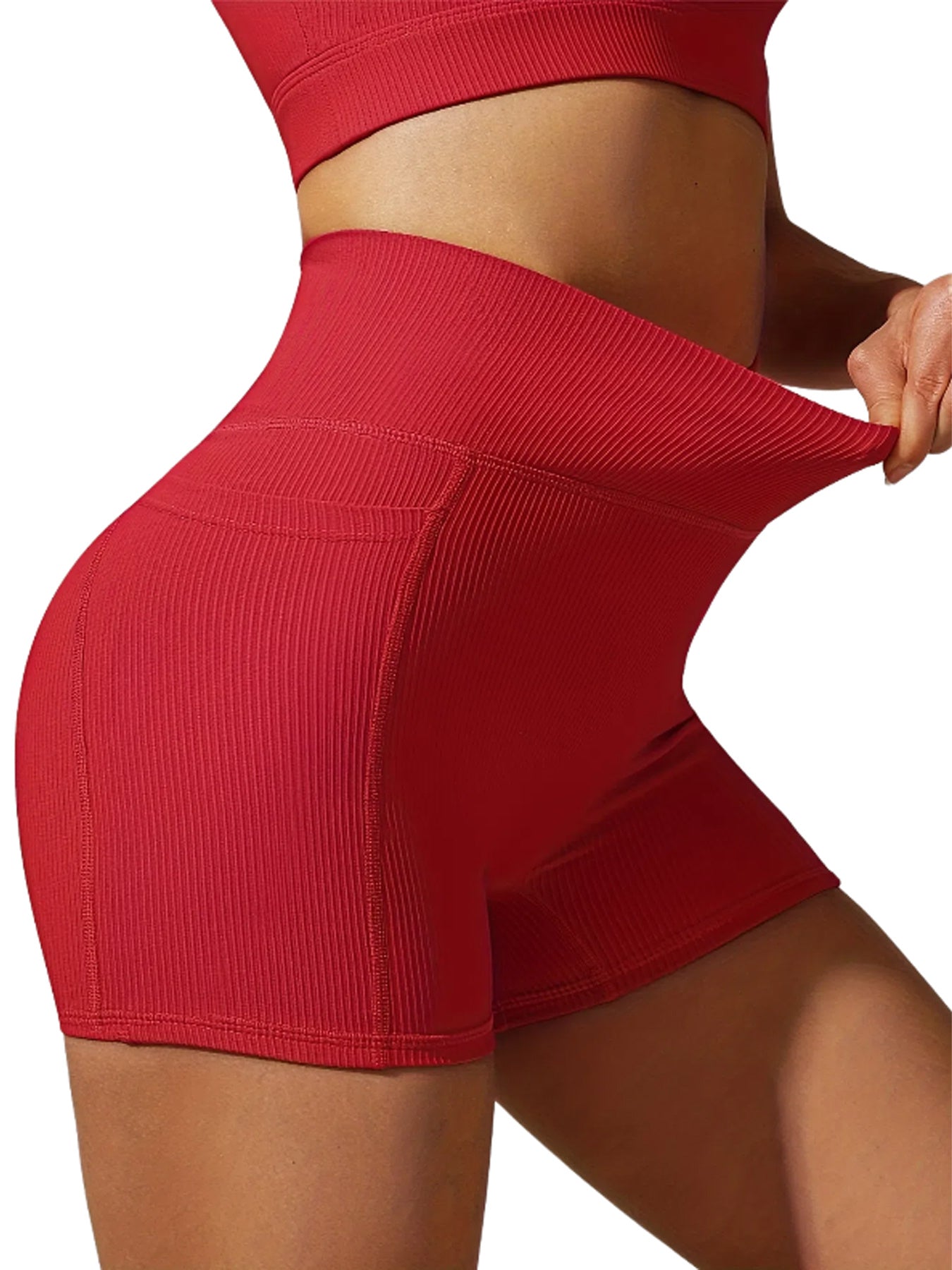Women's High-Waisted Yoga Shorts